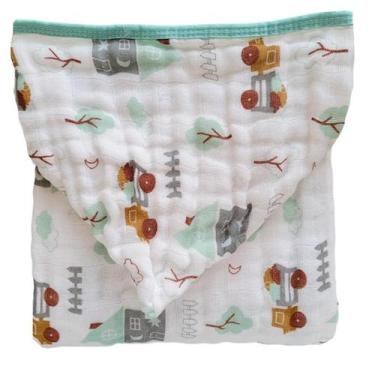 Imagem de Toalhão Banho Infantil Criança Grande Toalhão Banhão Fralda Soft Capuz