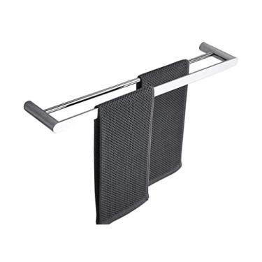 Imagem de HHHJQFAAT Toalheiro Prateleira Toalha Bar para Banheiro Toalheiro de Parede Suporte de Toalha de Escritório Toalheiro de Hotel Suporte de Toalha de Banheiro (Tamanho: 60 cm)