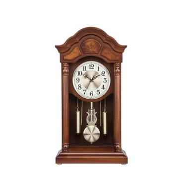 Imagem de Relógio de mesa estilo chinês relógio de mesa sala de estar casa retro relógio de pêndulo relógio de mesa silencioso relógio de parede relógio de mesa relógio de mesa relógio de mesa