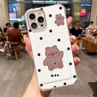 Imagem de Capa de celular fofa e resistente a impactos com porta-cartões para Samsung Galaxy S25 Ultra A36 S24 FE A16 S23 Plus A56 A55 A26 A35, transparente VA99, compatível com A26 5G