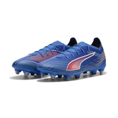 Imagem de PUMA Tênis de futebol unissex para adultos, Ultra Azul PUMA Branco Vermelho Brilhante, 40 BR