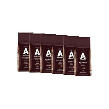 Imagem de Café Torrado em Grãos Ristretto - 6 Pacotes de 1Kg