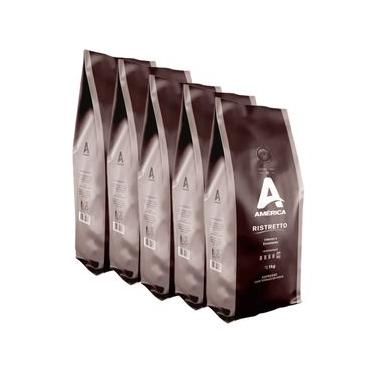 Imagem de Kit 5kg Café Torrado Em Grãos América Ristretto