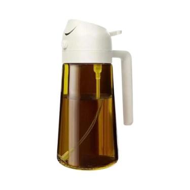 Imagem de Spray De Óleo Em Vidro Escuro 470ML, Dispensador De Azeite Com Bloquei