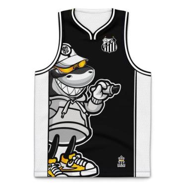 Imagem de Regata do Santos - Jotaz - Mascote grafiteiro - Masculino, G, Conforme