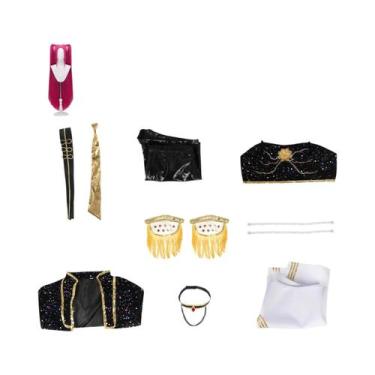 Imagem de Fantasias De Cosplay De Anime E Jogos Black Gold Para Meninas, Hallowe