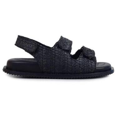 Imagem de Papete Feminina Sttern Palha Preta - BK360-Feminino