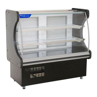 Imagem de Vitrine Refrigerada Para Doces 1,25mt Polofrio Vitrine Pop Luxo 1,25 P