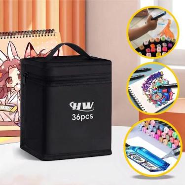 Imagem de Kit 36 Canetas Marcadoras Touch Pro+ com Dupla Ponta e Estoj - Congrat