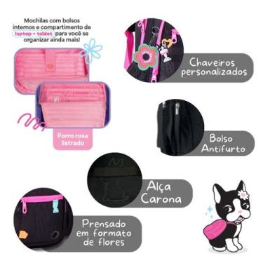Imagem de Mochila Rebecca Bonbon Bolsa Feminina Moderna Várias Cores - - Clio St