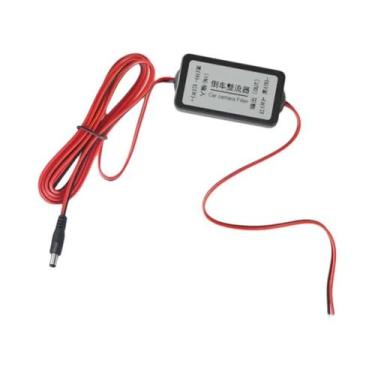 Imagem de Câmera De Ré Para Carro 12V DC Com Conector De Filtro De Capacitor E S