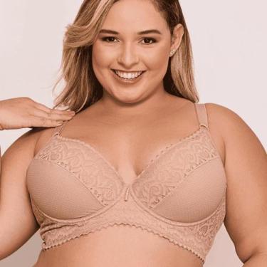 Imagem de Sutiã Nayane Rodrigues Plus Size Rendado SP010012, Avela, 54