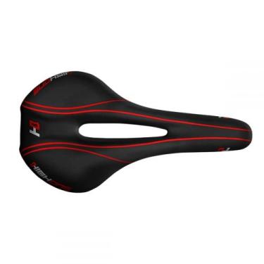 Imagem de Selim High One Vazado Soft System 279x150mm, Vermelho