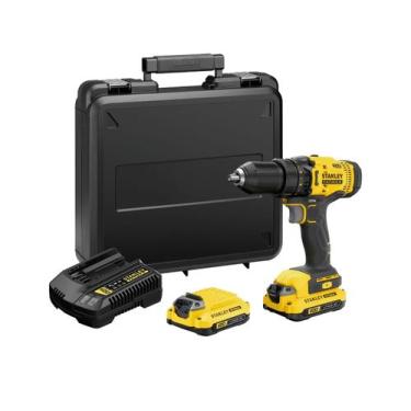 Imagem de Furadeira e Parafusadeira Profissional 20V Stanley Modelo SCD711C2K Ac