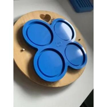 Imagem de Molde de silicone para Resina - Porta Copos com Borda - Pandu Moldes