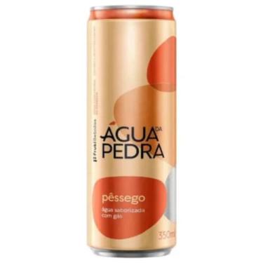 Imagem de Água com Gás Saborizada Pessêgo Água da Pedra 350ml