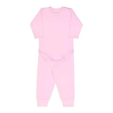 Imagem de Conjunto de Body Térmico Rosa - Dedeka Tamanho:GG, GG