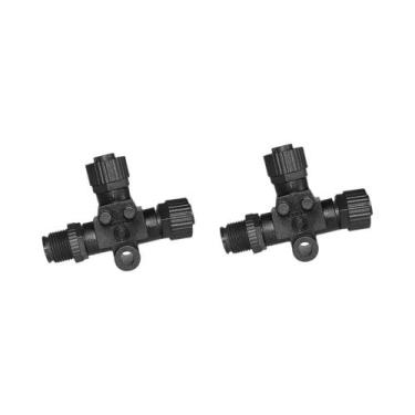Imagem de Conector T NMEA 2000 À Prova d'Água Com 3 Portas, Kit Inicial Com Porc