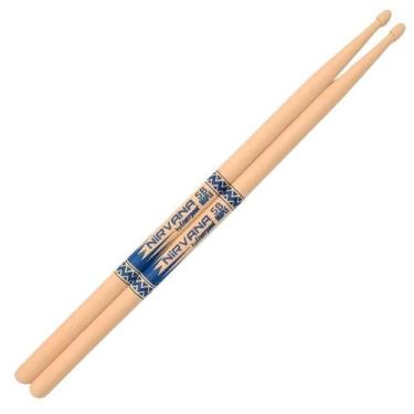 Imagem de Baqueta liverpool nirvana maple 5b ponta de madeira - par