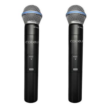 Imagem de Kit Microfone Sem Fio Digital Profissional - Coibeu, Preto