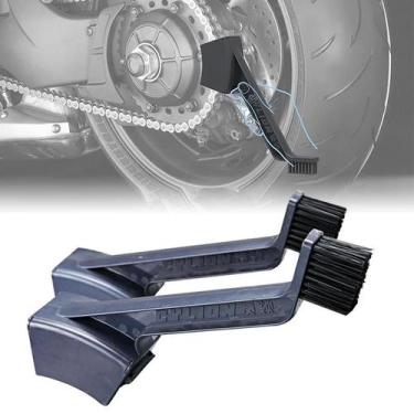 Imagem de Escova De Limpeza De Corrente De Bicicleta E Moto Com Cabeça Dupla, Fe