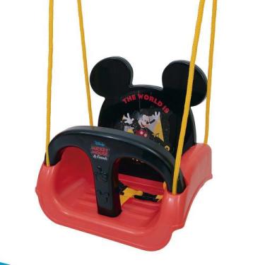 Imagem de Balanço Infantil Vermelho Mickey 3 Em 1 Xalingo