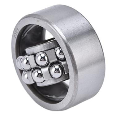 Imagem de Rolamento de esferas de autoalinhamento, rolamentos de esferas radiais Mute de boa tenacidade para máquinas de engenharia para máquinas de torno para motor(2303)