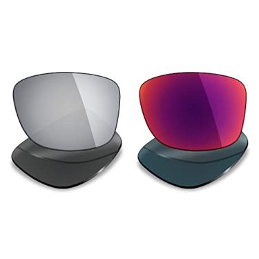 Imagem de Mryok 2 pares de lentes polarizadas para óculos de sol Oakley Jupiter Squared – Opções