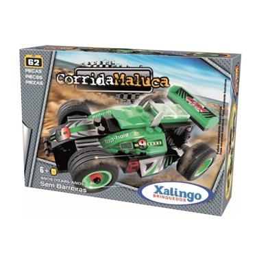 Imagem de Blocos de Encaixe Corrida Maluca Sem Barreiras 62 Peças - Xalingo