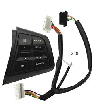 Imagem de DYBANP Interruptor de cruzeiro de carro, para Hyundai Creta Ix25 2.0L, botão de controle remoto botões de controle de cruzeiro do volante