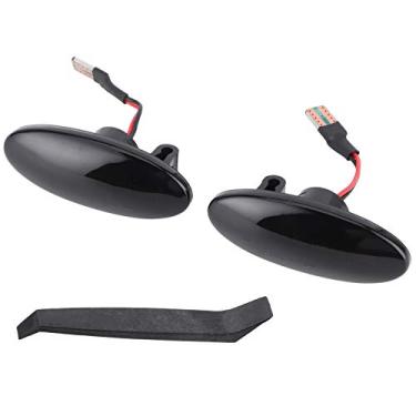 Imagem de 2 peças marcador lateral do carro cor fumê 26160-89900 26160-8990A para Juke F15 Note E11 para luz de marcador lateral do carro