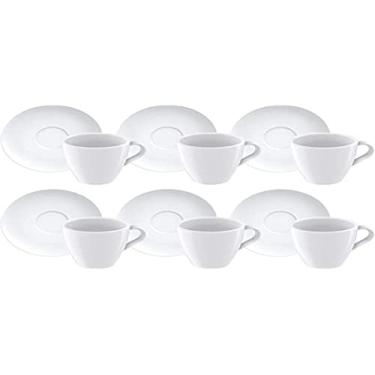 Imagem de Kit Xícaras de Capuccino Tramontina Paola em Porcelana 200 ml