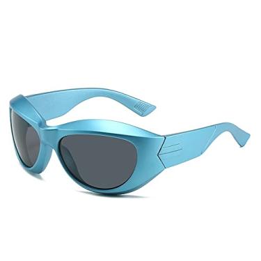 Imagem de Óculos de sol steampunk masculino ciclismo esportes óculos de sol feminino tendência óculos de sol ao ar livre, 5, tamanho único