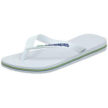 Imagem de Chinelo Mascuino Havaianas Brasil Branco 44