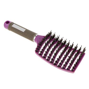 Imagem de Fenteer, Penteado para pentear o couro cabeludo, escova de cabelo encaracolado