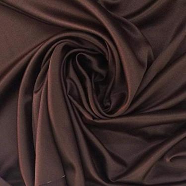Imagem de Tecido Cetim Marrom 3m de Largura
