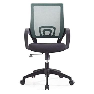 Imagem de cadeira de escritório mesa de escritório elevador de cadeira cadeira de computador rotativa cadeira de conferência de escritório poltrona cadeira de trabalho cadeira de jogos (cor: verde, tamanho: