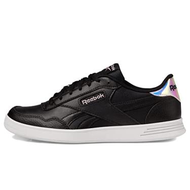 Imagem de Reebok Tênis feminino Court Advance, Preto/Branco/Rosa Brilho, 7
