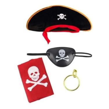 Fantasia De Pirata Masculino Adulto Cosplay Caribe Jack Luxo