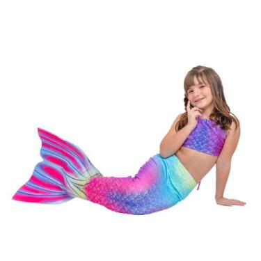 Biquíni Infantil Completo Sereia Moda Praia Piscina - Rey Shop