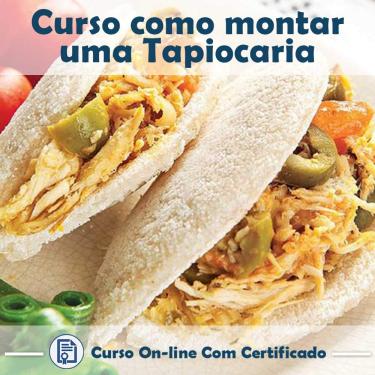 Imagem de Curso online em videoaula de Tapiocaria com Certificado + 2 brindes