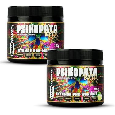 Imagem de 2 Pré Treino Psikopata Beta 100g - Procorps-Unissex