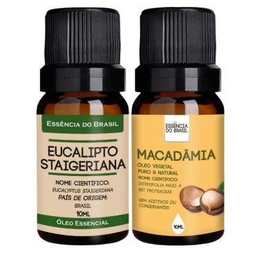 Imagem de Kit Óleo Essencial Eucalipto + Vegetal Macadâmia 10ml