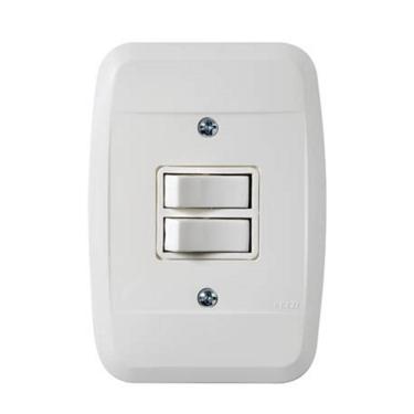 Imagem de Interruptor Embutir Simples 2 T.S Branca 42100 - Pezzi