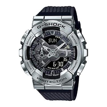 Imagem de Casio Relógio G-Shock analógico-digital World Time, preto/prata, pulseira, Preto/prata, alça