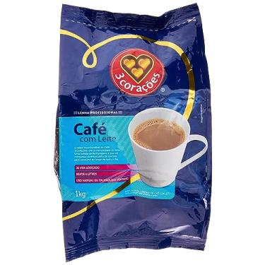 Imagem de Café com leite, Pacote, 1kg, 3 Corações