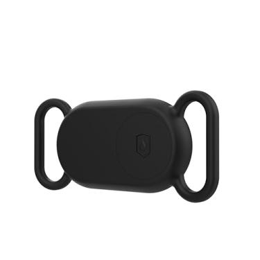 Imagem de HIDAHE Suporte de coleira de cachorro para Galaxy Smart Tag2, capa de silicone para animais de estimação, acessório de capa protetora para Samsung Galaxy Smart tag 2, Black02