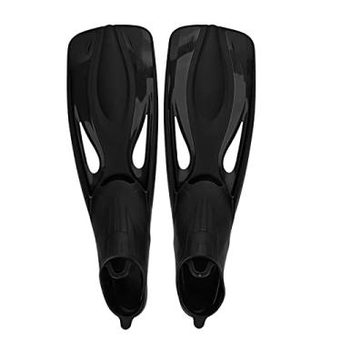 Imagem de Barbatanas de Natação, Nadadeiras de Borracha para Treinamento de Pés de Mergulho para Adultos para Esportes Aquáticos (AM)