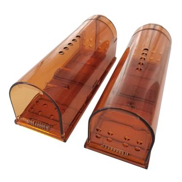 Imagem de Armadilha de rato não letal - 2 peças de ratoeiras eficazes | Gaiola de captura de toupeira pequena, apanhador de rato, apanhador de ratoeira, apanhador de ratoeira para casa e exterior Hixip