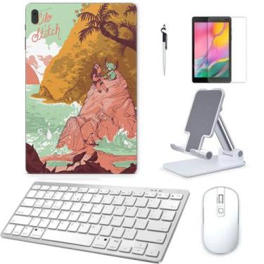 Imagem de Adesivo Galaxy Tab S8 Plus SM-X806 Lilo Stitch/Sup/Tecl/Mou/Can/Pel Br